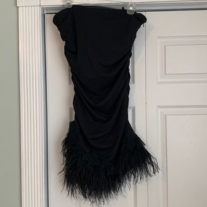 Feather Cocktail dress